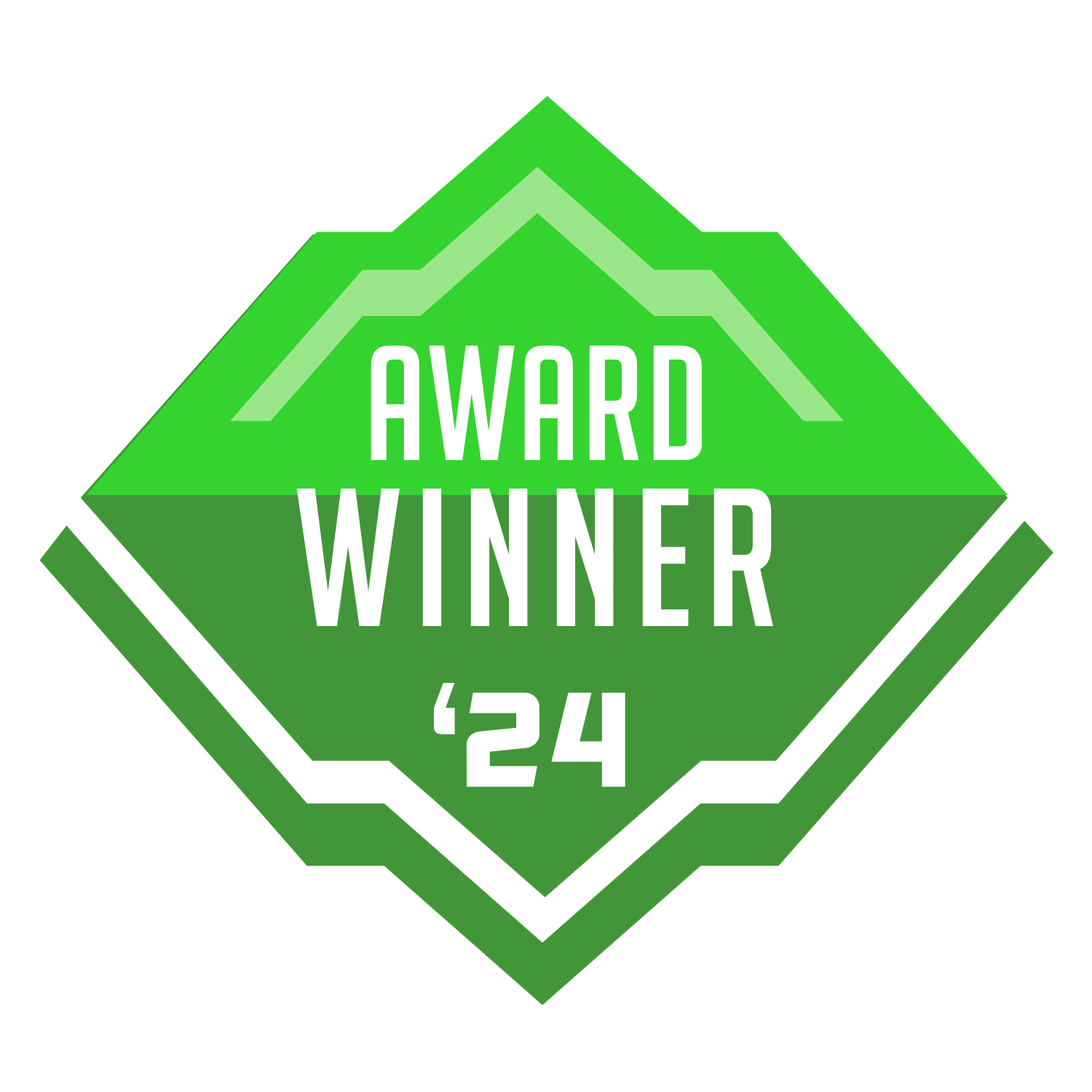 award winner 24 badge